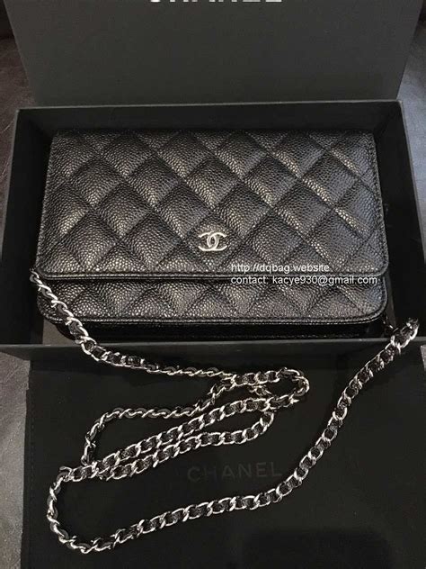 chanel chain wallet 2018|Chanel small wallet on chain.